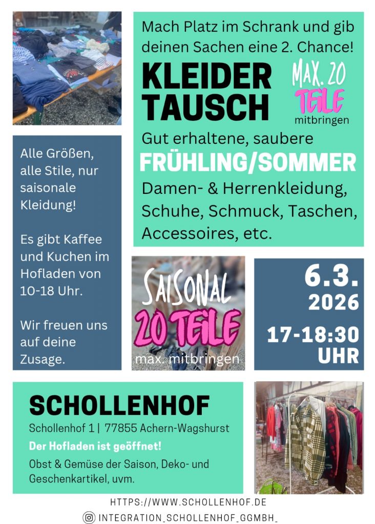 06. MÄRZ KLEIDERTAUSCH